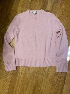 J. Crew Women's Cashmere Crewneck Sweater in Pale Pink *read description